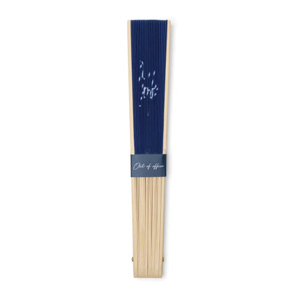 FSC Certified Bamboo Hand Fan From The Atelier Collection With Subtle Out Of Office Message - hospitality