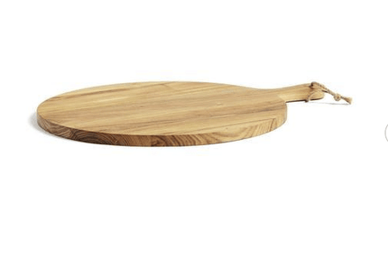 FSC Certified Teak Round Serving Board From The Heritage Collection For Elegant Presentation - hospitality