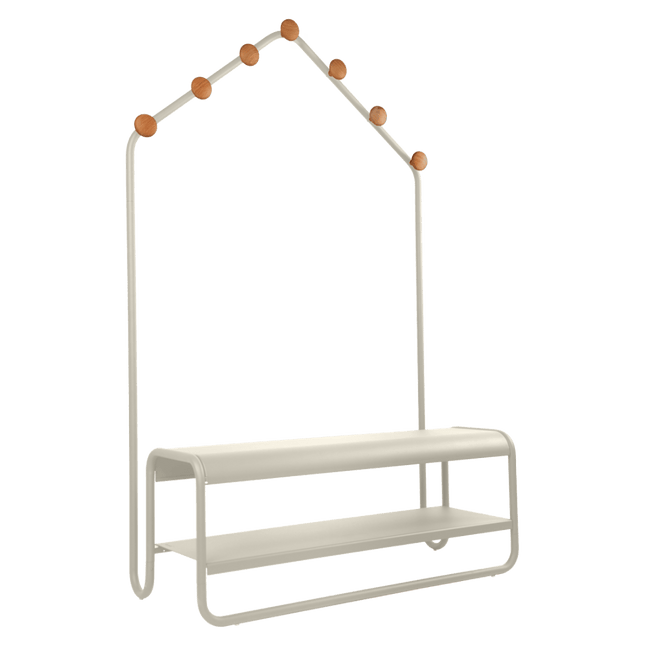 Funambule Cloakroom Bench with Coat Pegs - CWDH