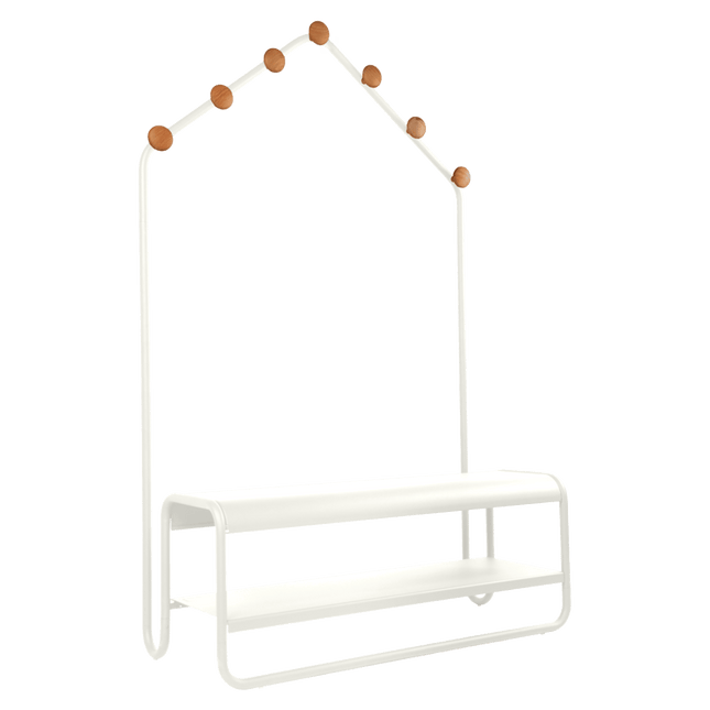 Funambule Cloakroom Bench with Coat Pegs - CWDH