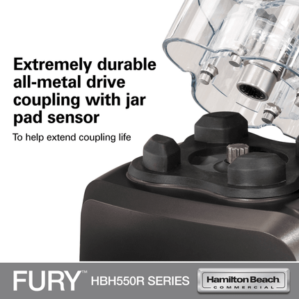 Fury High-Performance Blender, 178x203x(H)457mm - hospitality