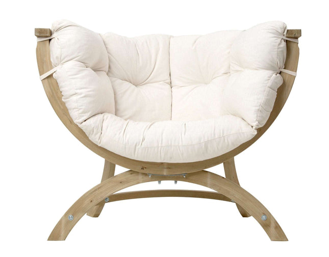Siena One Outdoor Lounge Chair in Natura – CWDH Ireland