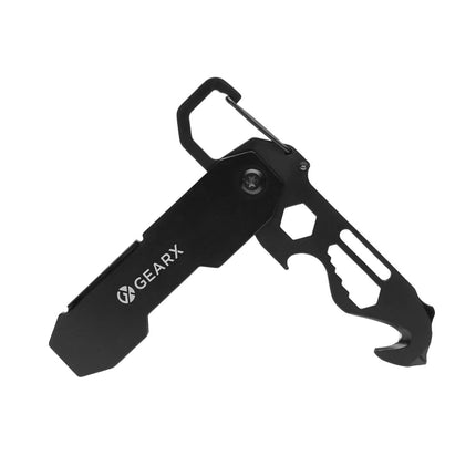 Gear X foldable EDC tool with carabiner and parcel cutter - hospitality