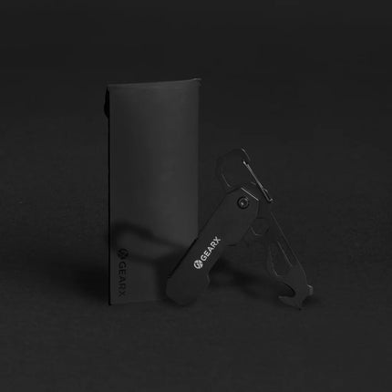 Gear X foldable EDC tool with carabiner and parcel cutter - hospitality