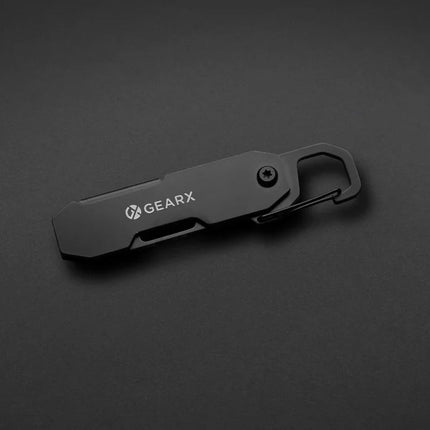 Gear X foldable EDC tool with carabiner and parcel cutter - hospitality