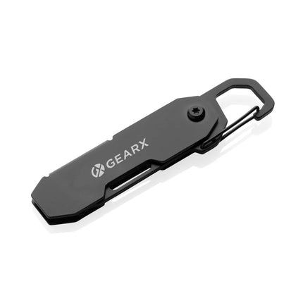Gear X foldable EDC tool with carabiner and parcel cutter - hospitality