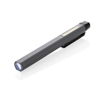 Gear X RCS recycled plastic USB rechargeable pen light - hospitality
