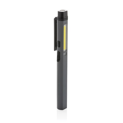 Gear X RCS recycled plastic USB rechargeable pen light - hospitality