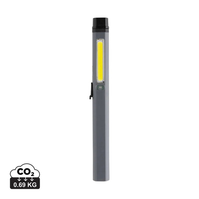 Gear X RCS recycled plastic USB rechargeable pen light - hospitality