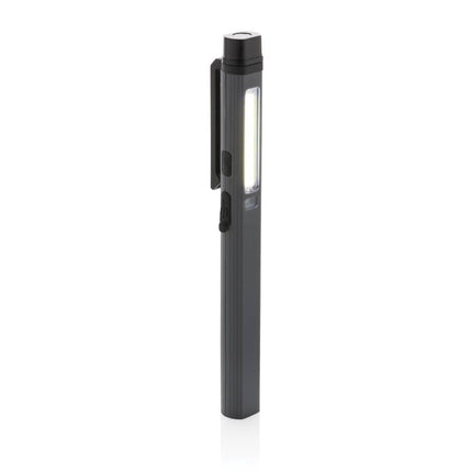 Gear X RCS recycled plastic USB rechargeable pen light - hospitality
