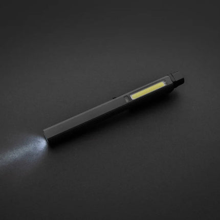 Gear X RCS recycled plastic USB rechargeable pen light - hospitality