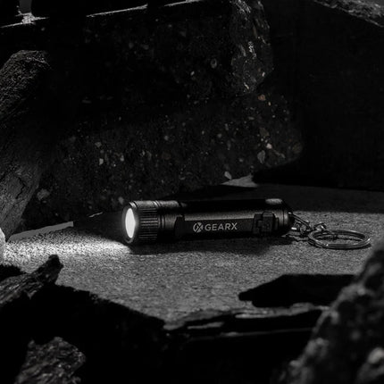 Gear X rechargeable ultra bright keychain torch - hospitality
