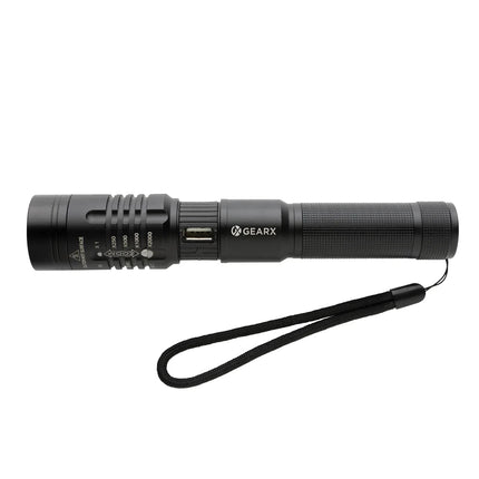 Gear X USB re-chargeable torch - hospitality