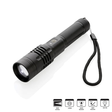 Gear X USB re-chargeable torch - hospitality