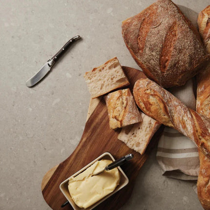 Gigaro Butter Knife Set In Stainless Steel And Pakka Wood - hospitality