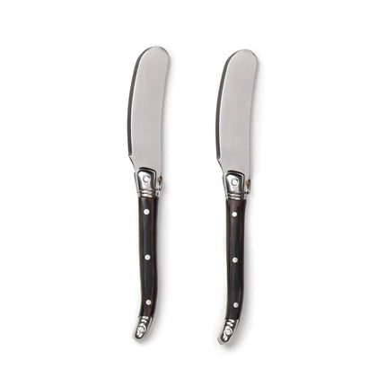 Gigaro Butter Knife Set In Stainless Steel And Pakka Wood - hospitality