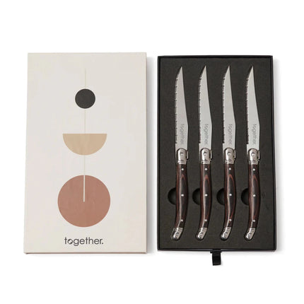 Gigaro Damascus Steel 4 Piece Knife Set By Vinga - hospitality