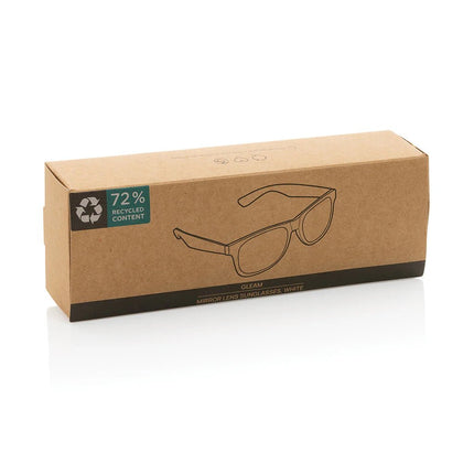 Gleam RCS recycled PC mirror lens sunglasses - hospitality