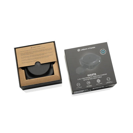 Goleta 2-in-1 15W magnetic wireless charger - hospitality