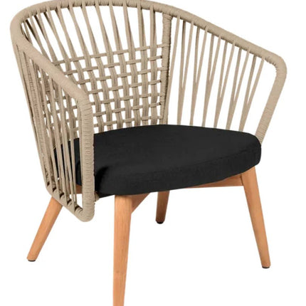 GORDES Low Armchair Teak Chair - hospitality