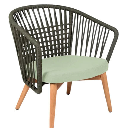 GORDES Low Armchair Teak Chair - hospitality