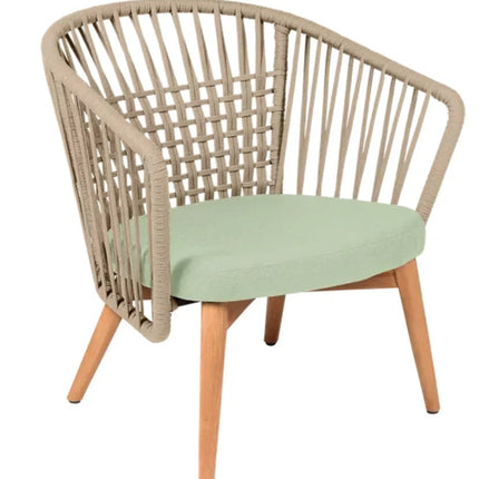 GORDES Low Armchair Teak Chair - hospitality