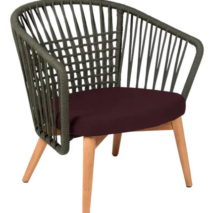 GORDES Low Armchair Teak Chair - hospitality