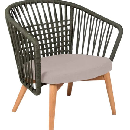 GORDES Low Armchair Teak Chair - hospitality