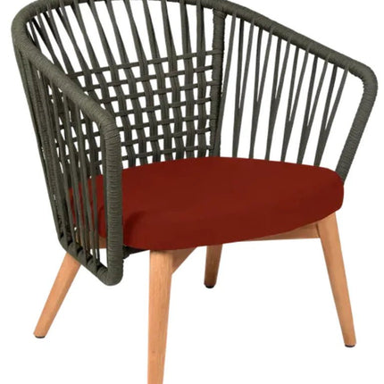 GORDES Low Armchair Teak Chair - hospitality