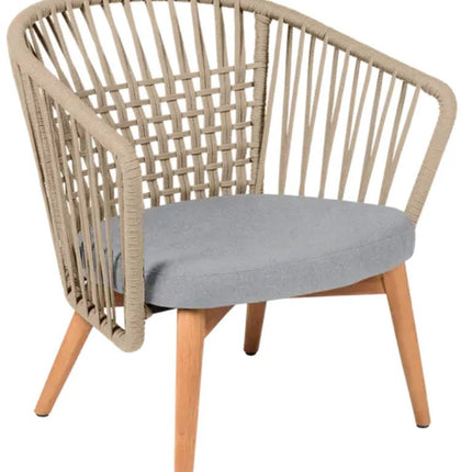 GORDES Low Armchair Teak Chair - hospitality