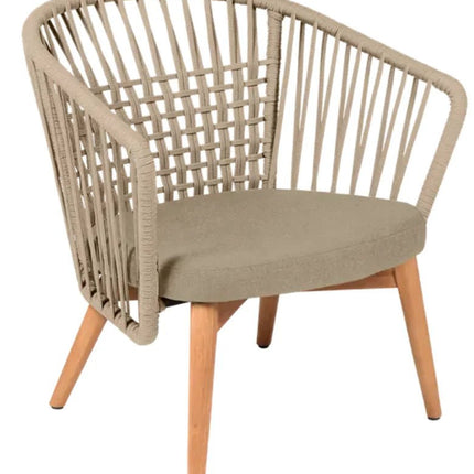 GORDES Low Armchair Teak Chair - hospitality