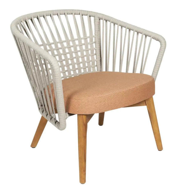 GORDES Low Armchair Teak Chair - hospitality