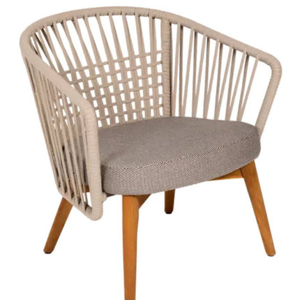 GORDES Low Armchair Teak Chair - hospitality