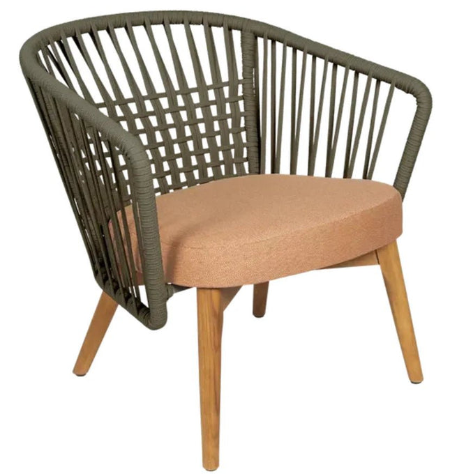 GORDES Low Armchair Teak Chair - hospitality