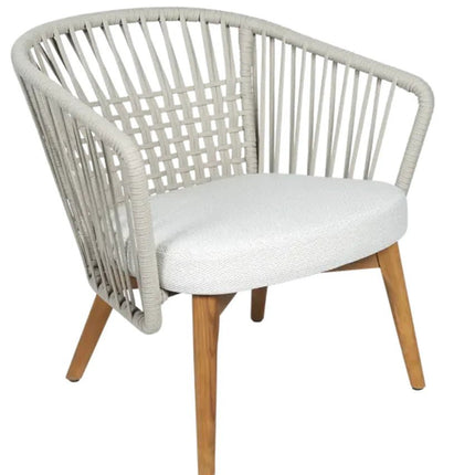 GORDES Low Armchair Teak Chair - hospitality