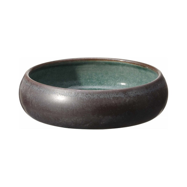 Goro Brown Green Bowl 165 mm, 650 ml - hospitality