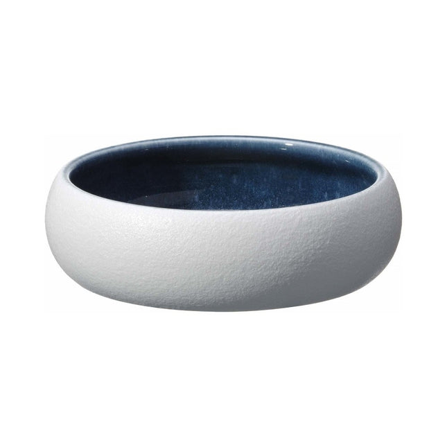 Goro White Blue Bowl 165 mm, 650 ml - hospitality