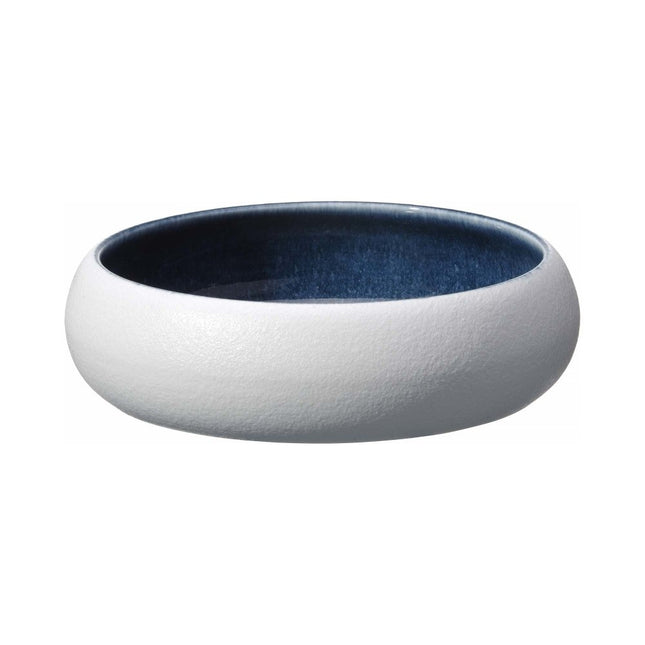 Goro White Blue Bowl 195mm, 1000 ml - hospitality