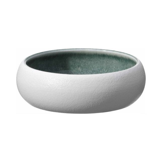 Goro White Green Bowl 140mm - hospitality