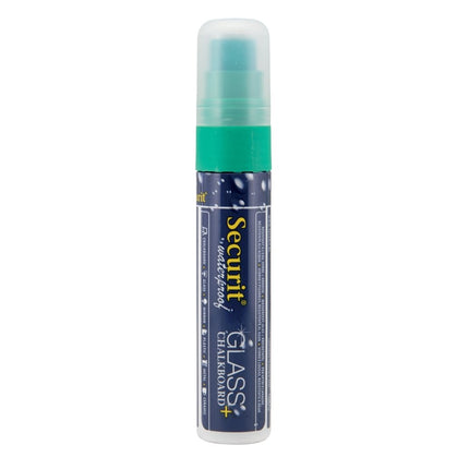Green Securit Waterproof Chalk Markers Pack of 6 for Glass and Chalkboard - hospitality