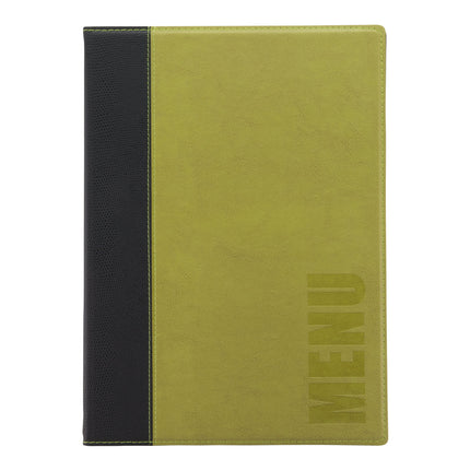 Leather style menu A4 pack of 10 Custom Wood Designs greenleathera4menucustomwooddesigns_efb7b585-ce3e-49cb-8d70-53b144edb89d