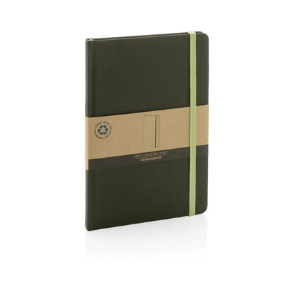 GRS certified RPET A5 notebook - hospitality