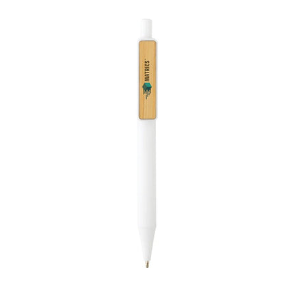 GRS RABS pen with bamboo clip - hospitality