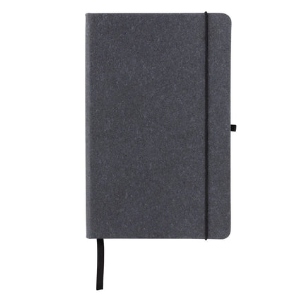 GRS Recycled leather hardcover notebook A5 - hospitality