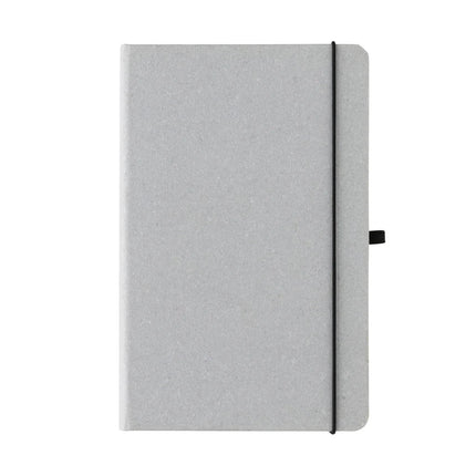 GRS Recycled leather hardcover notebook A5 - hospitality