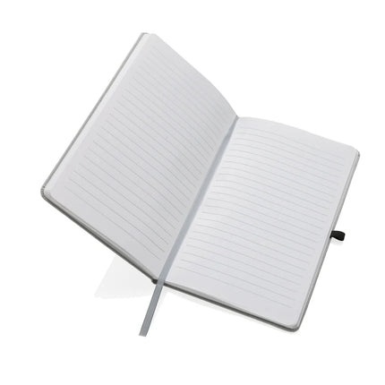 GRS Recycled leather hardcover notebook A5 - hospitality