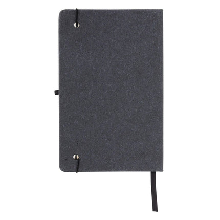 GRS Recycled leather hardcover notebook A5 - hospitality