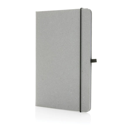 GRS Recycled leather hardcover notebook A5 - hospitality