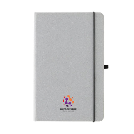 GRS Recycled leather hardcover notebook A5 - hospitality
