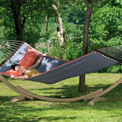 American Dream XL Hammock with Curved Apollo Wooden Stand | CWDH Ireland